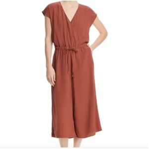 Wide Leg Jumpsuit Russet Orange